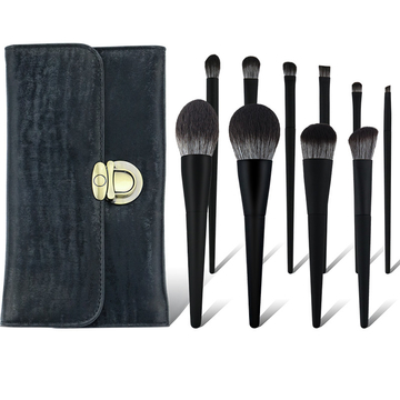 10pcs Premium Cosmetic Makeup Brush Set Cruelty Free Microcrystalline Hair Rubber Oil Processing